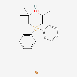 2,2,6-trimethyl-4,4-diphenyl-1,4-oxaphosphinane-1,4-diium;bromide