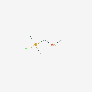 {[Chloro(dimethyl)silyl]methyl}(dimethyl)arsane