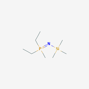 molecular formula C8H22NPSi B14479017 Diethyl(methyl)[(trimethylsilyl)imino]-lambda~5~-phosphane CAS No. 64867-27-2