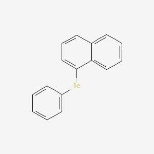 molecular formula C16H12Te B14479036 1-(Phenyltellanyl)naphthalene CAS No. 70838-54-9