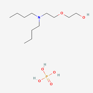 2-[2-(Dibutylamino)ethoxy]ethanol;phosphoric acid