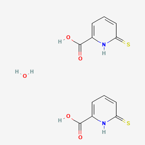 6-sulfanylidene-1H-pyridine-2-carboxylic acid;hydrate