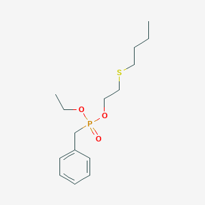 2-(Butylsulfanyl)ethyl ethyl benzylphosphonate