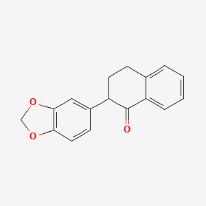 2-(2H-1,3-Benzodioxol-5-yl)-3,4-dihydronaphthalen-1(2H)-one