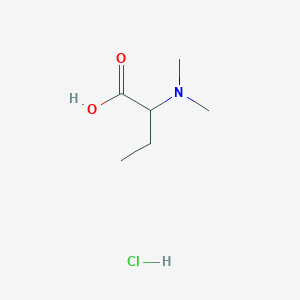 molecular formula C6H14ClNO2 B1447914 2-(二甲氨基)丁酸盐酸盐 CAS No. 1394040-12-0