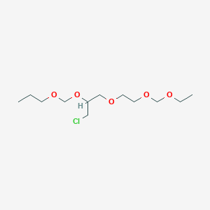 10-(Chloromethyl)-3,5,8,11,13-pentaoxahexadecane