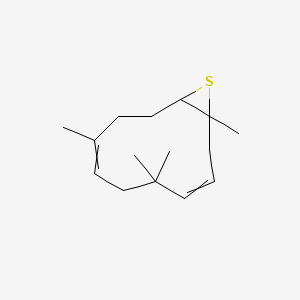 1,5,5,8-Tetramethyl-12-thiabicyclo[9.1.0]dodeca-3,7-diene