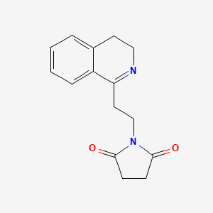 2,5-Pyrrolidinedione, 1-[2-(3,4-dihydro-1-isoquinolinyl)ethyl]-