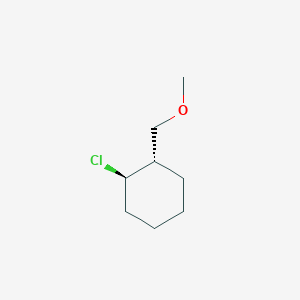 molecular formula C8H15ClO B14479168 (1R,2S)-1-Chloro-2-(methoxymethyl)cyclohexane CAS No. 67295-03-8