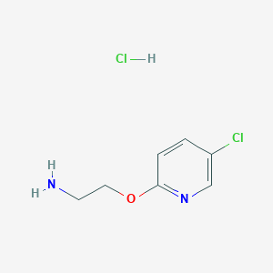 molecular formula C7H10Cl2N2O B1447921 2-(2-氨基乙氧基)-5-氯吡啶盐酸盐 CAS No. 1394042-40-0