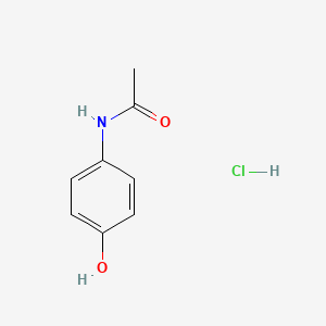 molecular formula C8H10ClNO2 B14479270 Hydrochloride paracetamol CAS No. 65783-82-6