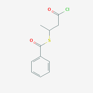 molecular formula C11H11ClO2S B14479296 S-(4-Chloro-4-oxobutan-2-yl) benzenecarbothioate CAS No. 67714-32-3