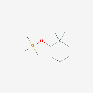 molecular formula C11H22OSi B14479328 [(6,6-Dimethylcyclohex-1-en-1-yl)oxy](trimethyl)silane CAS No. 71268-56-9