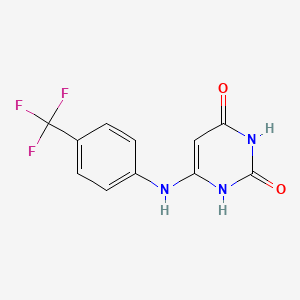 6-[4-(Trifluoromethyl)anilino]pyrimidine-2,4(1H,3H)-dione