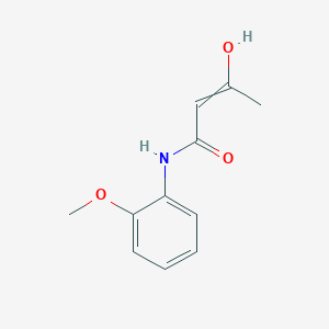 3-Hydroxy-N-(2-methoxyphenyl)but-2-enamide