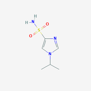 molecular formula C6H11N3O2S B1447937 1-(propan-2-il)-1H-imidazol-4-sulfonamida CAS No. 1423029-76-8