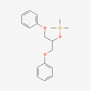 [(1,3-Diphenoxypropan-2-yl)oxy](trimethyl)silane