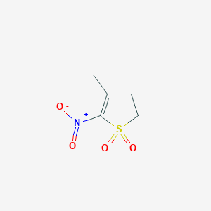 4-Methyl-5-nitro-2,3-dihydro-1H-1lambda~6~-thiophene-1,1-dione