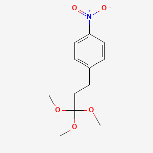 1-Nitro-4-(3,3,3-trimethoxypropyl)benzene