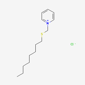 1-((Octylthio)methyl)pyridinium, chloride