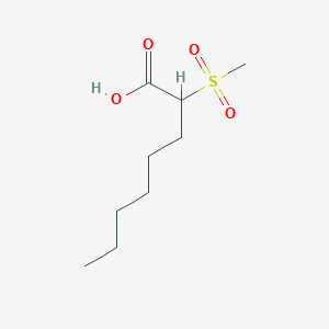 2-(Methanesulfonyl)octanoic acid