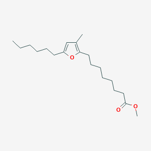 Methyl 8-(5-hexyl-3-methylfuran-2-YL)octanoate