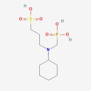 3-[Cyclohexyl(phosphonomethyl)amino]propane-1-sulfonic acid