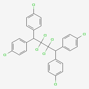 1,1',1'',1'''-(2,2,3,3-Tetrachlorobutane-1,1,4,4-tetrayl)tetrakis(4-chlorobenzene)