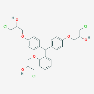 2-Propanol, 1,1'-[[[2-(3-chloro-2-hydroxypropoxy)phenyl]methylene]bis(4,1-phenyleneoxy)]bis[3-chloro-