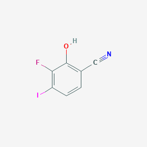 molecular formula C7H3FINO B1447979 3-Fluoro-2-hydroxy-4-iodobenzonitrile CAS No. 1824048-92-1