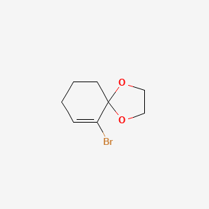 1,4-Dioxaspiro[4.5]dec-6-ene, 6-bromo-