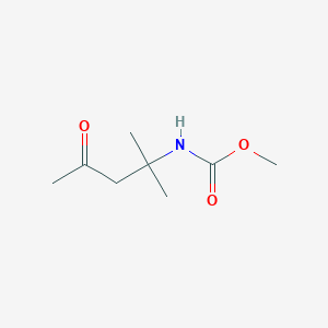 Methyl (2-methyl-4-oxopentan-2-yl)carbamate