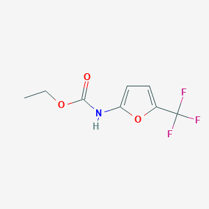 Ethyl (5-(trifluoromethyl)furan-2-yl)carbamate