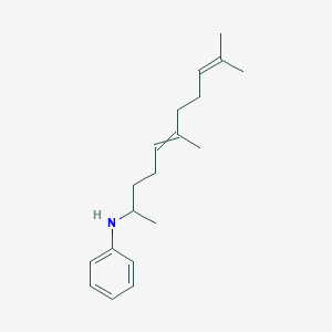 N-(6,10-Dimethylundeca-5,9-dien-2-YL)aniline