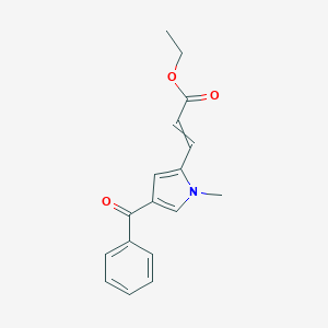 Ethyl 3-(4-benzoyl-1-methylpyrrol-2-yl)prop-2-enoate