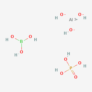 molecular formula AlBH9O10P B14479949 Aluminum;boric acid;phosphoric acid;trihydroxide CAS No. 68411-22-3