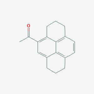 1-(1,2,3,6,7,8-Hexahydropyren-4-YL)ethan-1-one