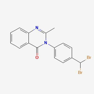 3-(4-(dibromomethyl)phenyl)-2-methylquinazolin-4(3H)-one