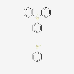 (4-Methylphenyl)tellanyl--triphenylgermyl (1/1)