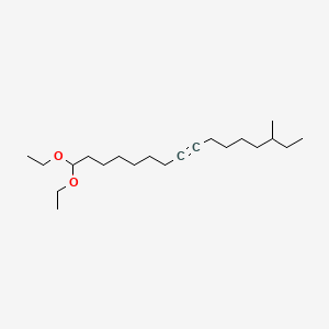 1,1-diethoxy-14-methylhexadec-8-yne