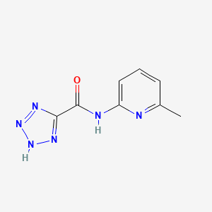 molecular formula C8H8N6O B14480131 N-(6-methylpyridin-2-yl)-2H-tetrazole-5-carboxamide CAS No. 69407-31-4