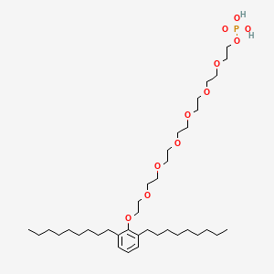 3,6,9,12,15,18-Hexaoxaeicosan-1-ol, 20-(dinonylphenoxy)-, dihydrogen phosphate