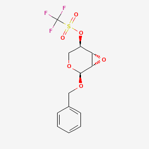 alpha-D-Lyxopyranoside, phenylmethyl 2,3-anhydro-,trifluoromethanesulfonate