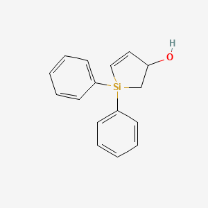 Silacyclopent-4-en-3-ol, 1,1-diphenyl-