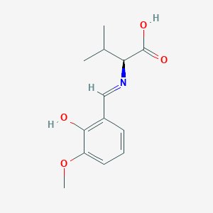 N-[(5-Methoxy-6-oxocyclohexa-2,4-dien-1-ylidene)methyl]-L-valine