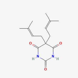 Barbituric acid, 5,5-bis(3-methyl-2-butenyl)-