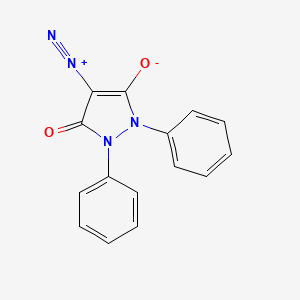 4-Diazonio-5-oxo-1,2-diphenyl-2,5-dihydro-1H-pyrazol-3-olate