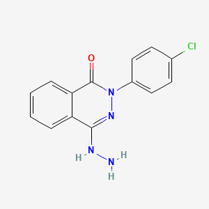 2,3-Dihydro-2-(4-chlorophenyl)-1,4-phthalazinedione 4-hydrazone