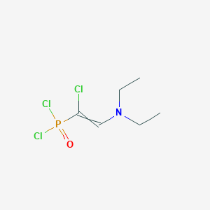 [1-Chloro-2-(diethylamino)ethenyl]phosphonic dichloride