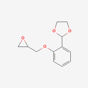 2-{2-[(Oxiran-2-yl)methoxy]phenyl}-1,3-dioxolane